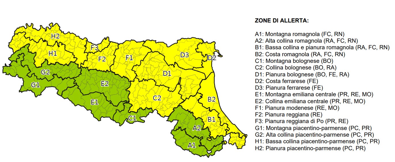 allerta meteo emilia romagna 15 luglio