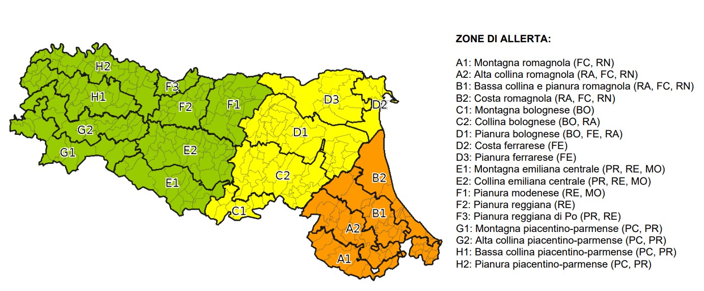 allerta meteo emilia romagna 2 luglio