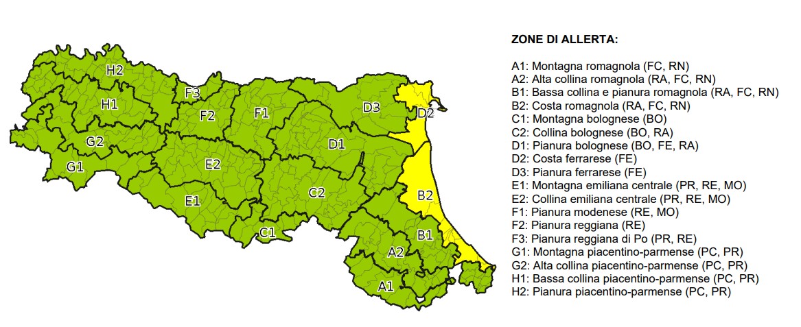 allerta meteo emilia romagna 24 luglio