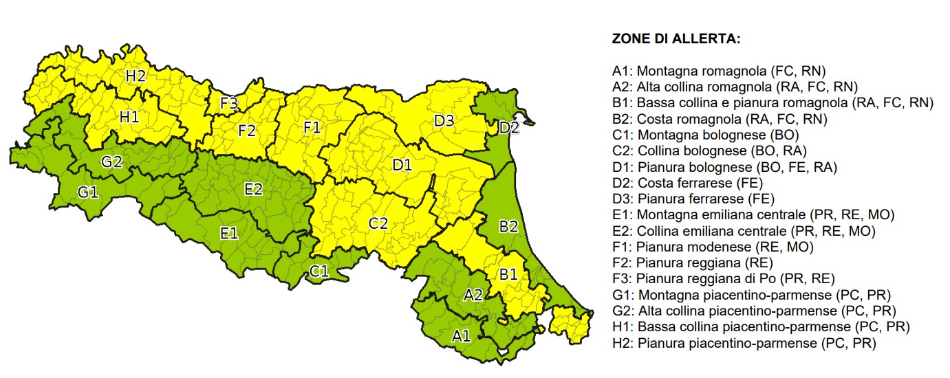 allerta meteo emilia romagna 8 luglio