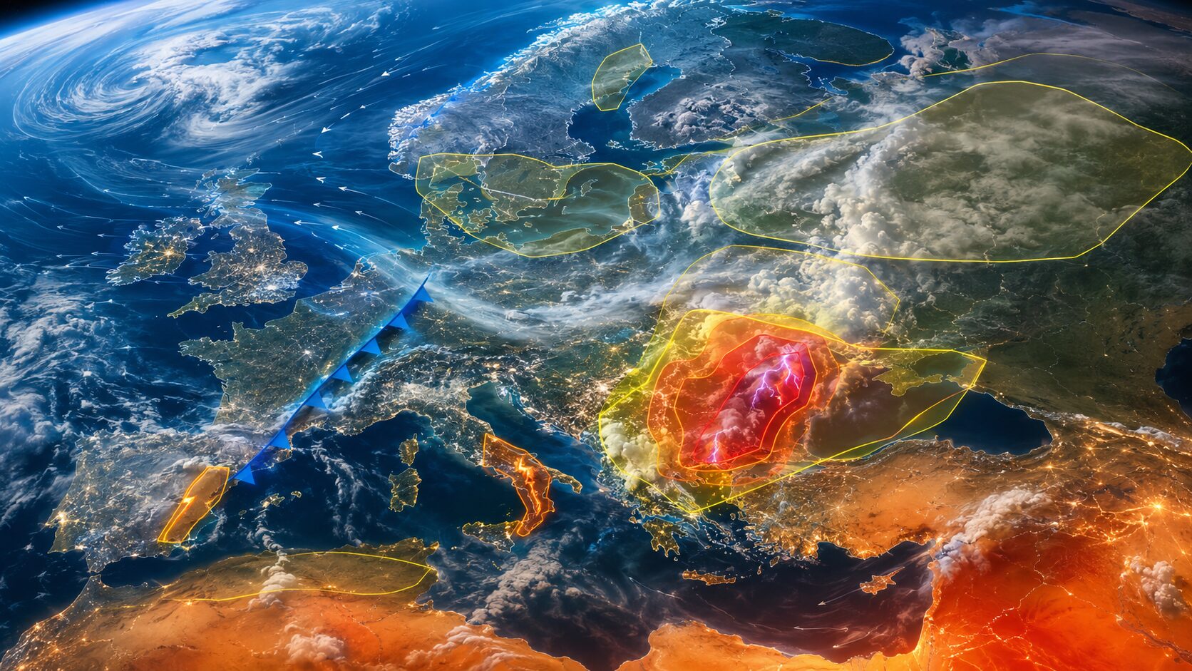 allerta meteo estofex maltempo sud italia mercoledì 22 luglio