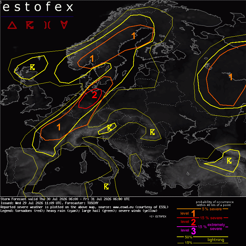 allerta meteo estofex