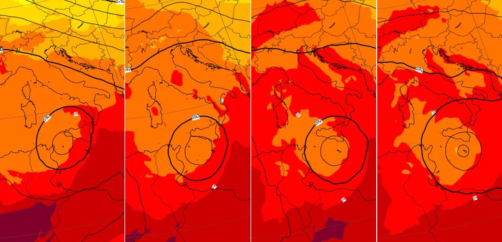 allerta meteo goccia fredda sud italia 28 31 luglio 2026