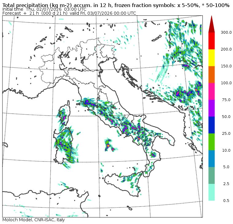 allerta meteo oggi 2 luglio 2026