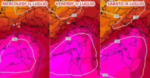 allerta meteo ondata di caldo metà luglio 2026
