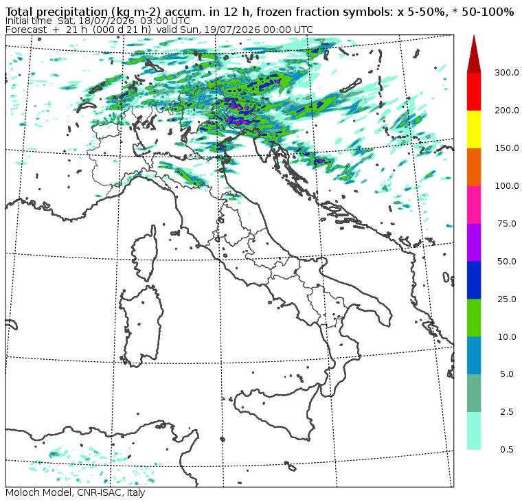 allerta meteo sabato 18 luglio
