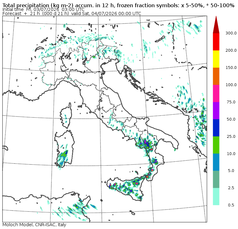 allerta meteo temporali 3 luglio sera