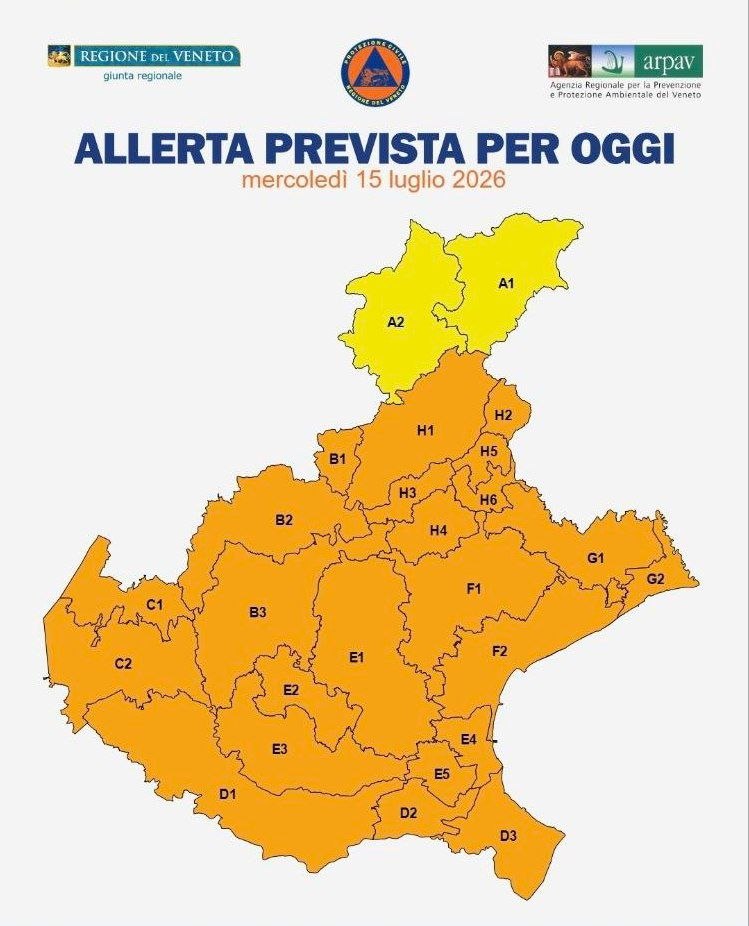 allerta meteo veneto