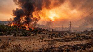 caldo incendi nord africa libia tunisia