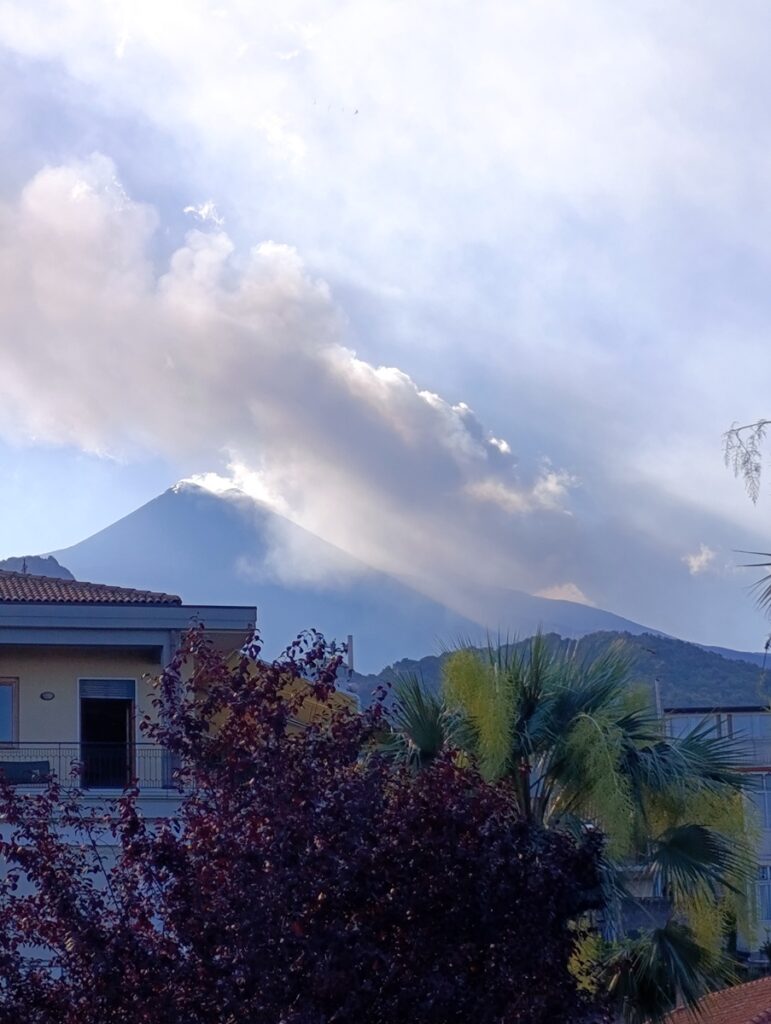 cenere etna zafferana etnea