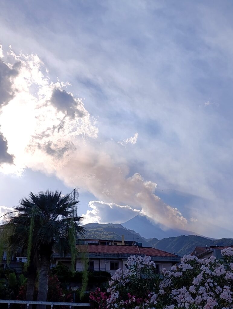 cenere etna zafferana etnea