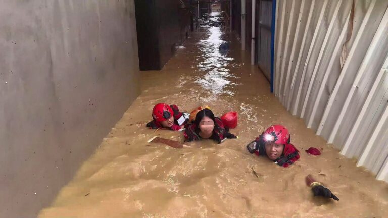 cina tempeste alluvioni