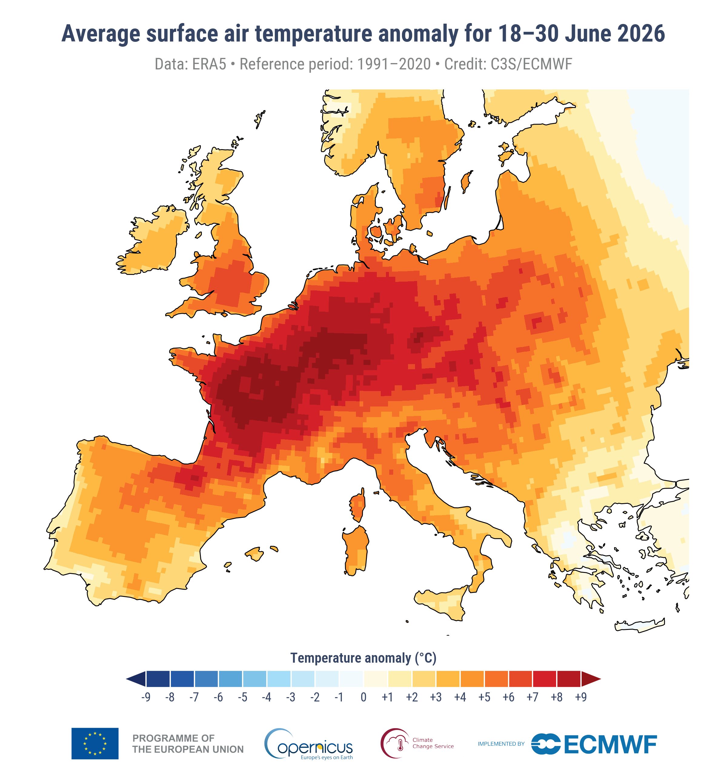 clima anomalie giugno 2026