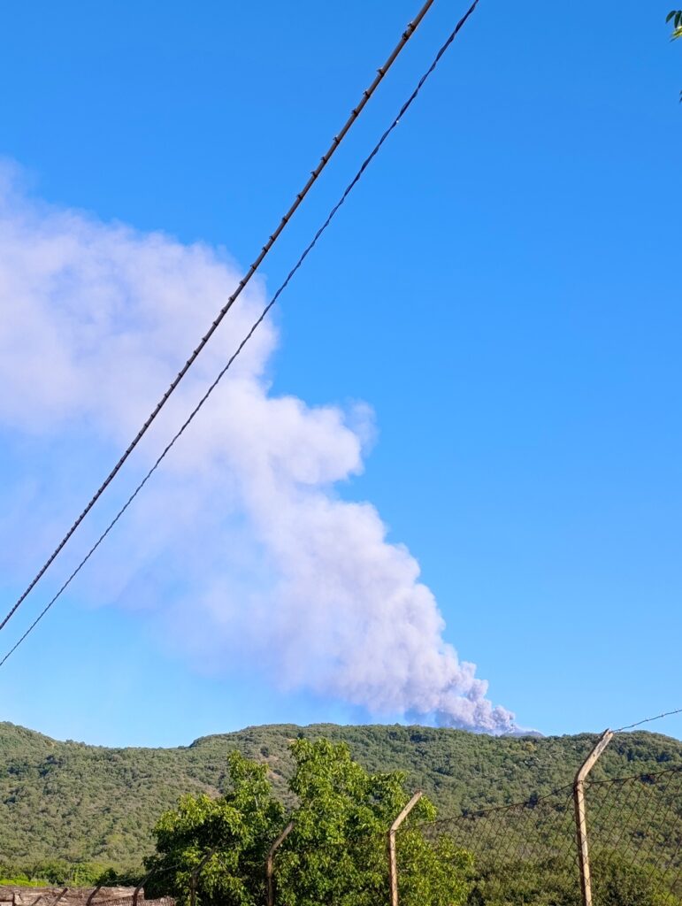 eruzione etna oggi