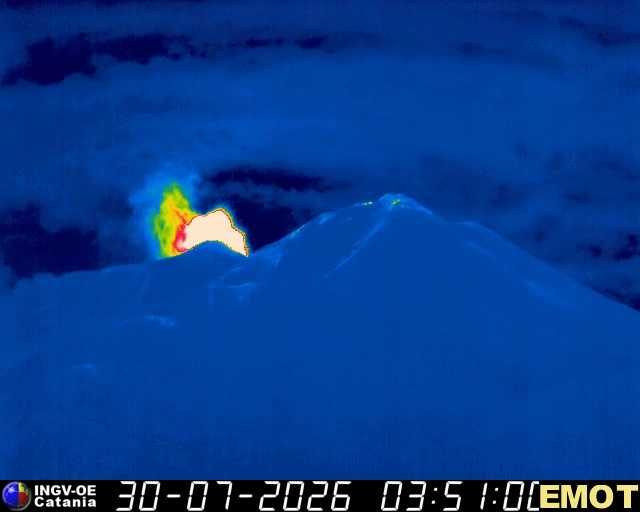 eruzione oggi fontana di lava etna
