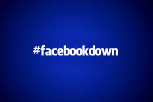 facebook down non funziona