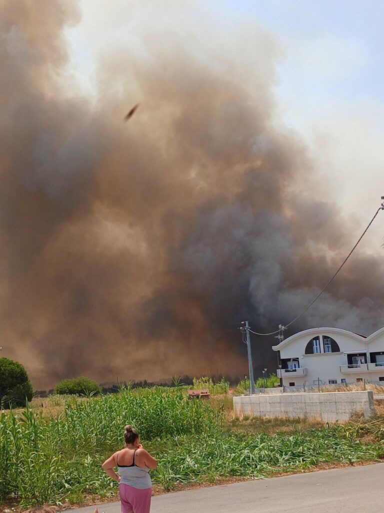 incendio campomarino molise
