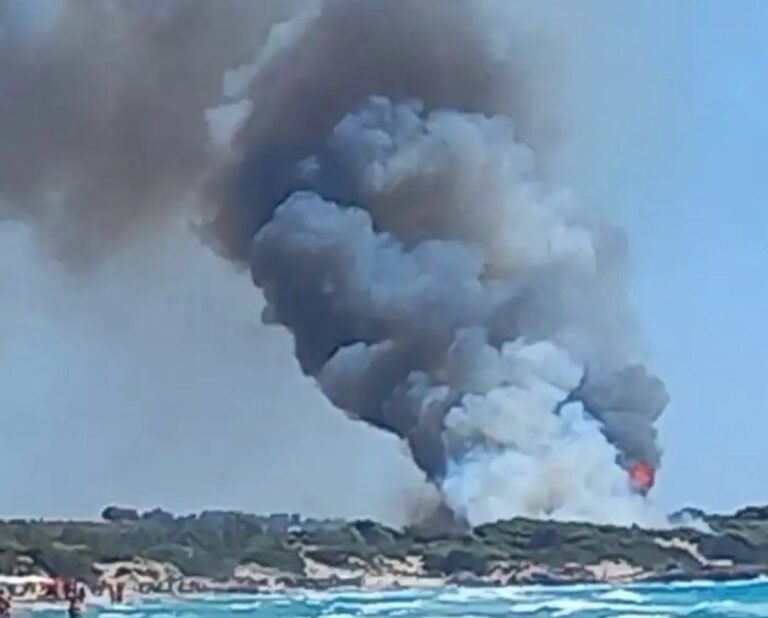 incendio gallipoli puglia