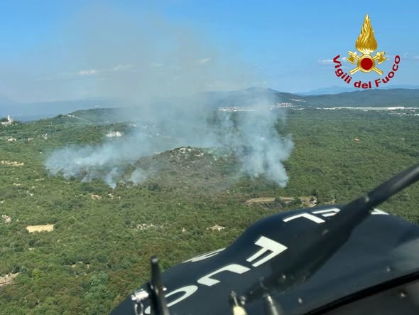 incendio monrupino friuli