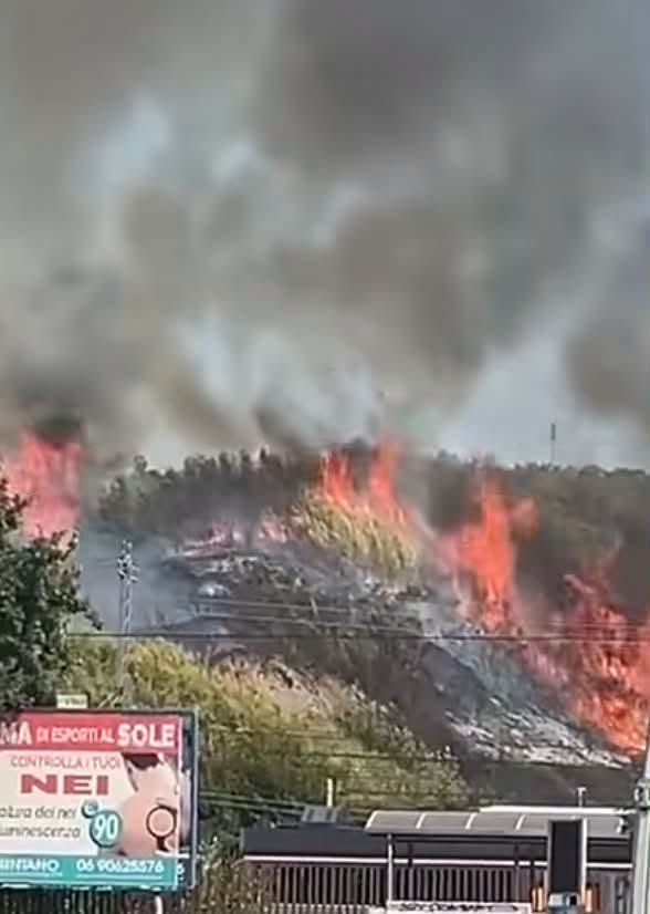 incendio monterotondo