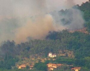 incendio prato