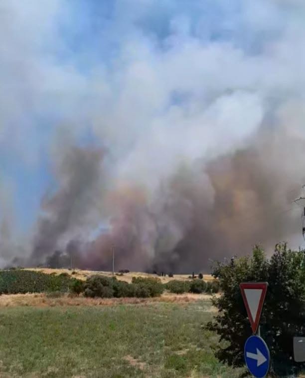 incendio selargius sardegna