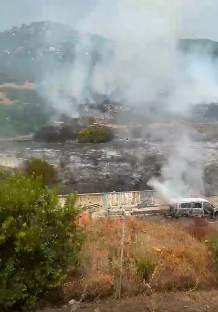 incendio solanas sardegna