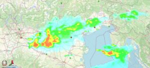maltempo temporali grandine lombardia veneto friuli venezia giulia