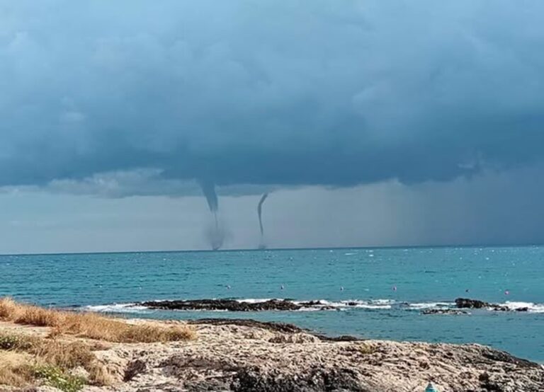 maltempo trombe marine monopoli puglia