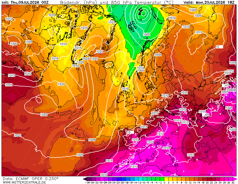 meteo 20 luglio 2026