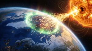pioggia protoni tempesta radiazioni