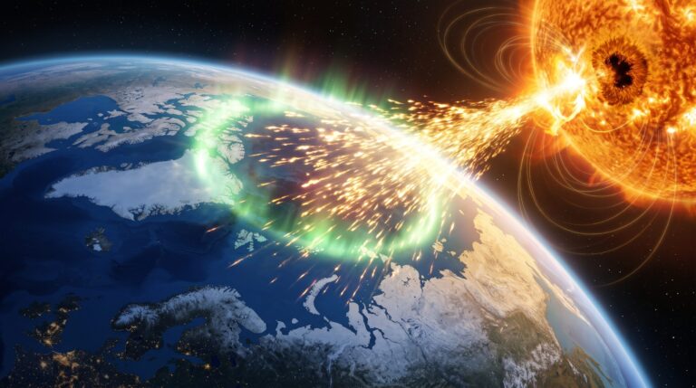 pioggia protoni tempesta radiazioni