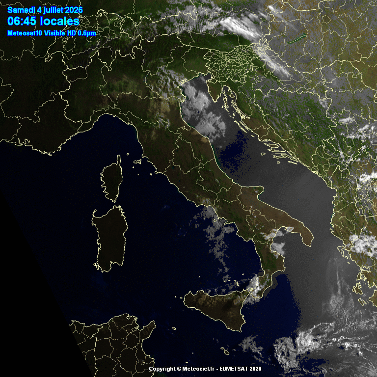 satellite meteo 4 luglio 2026