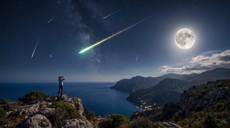 stelle cadenti luna piena