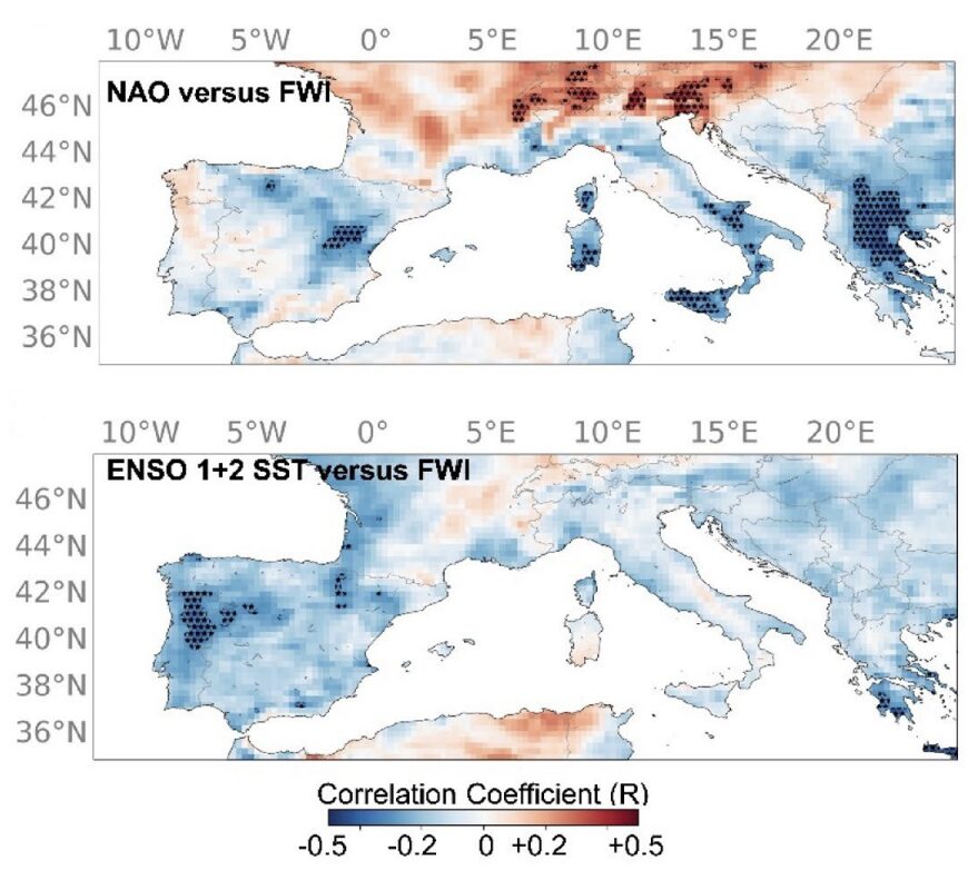 studio incendi europa anomalie meteo