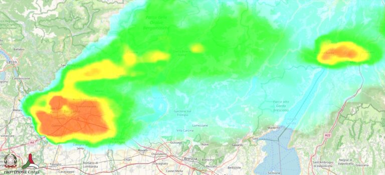 supercella maltempo bergamo temporale lombardia