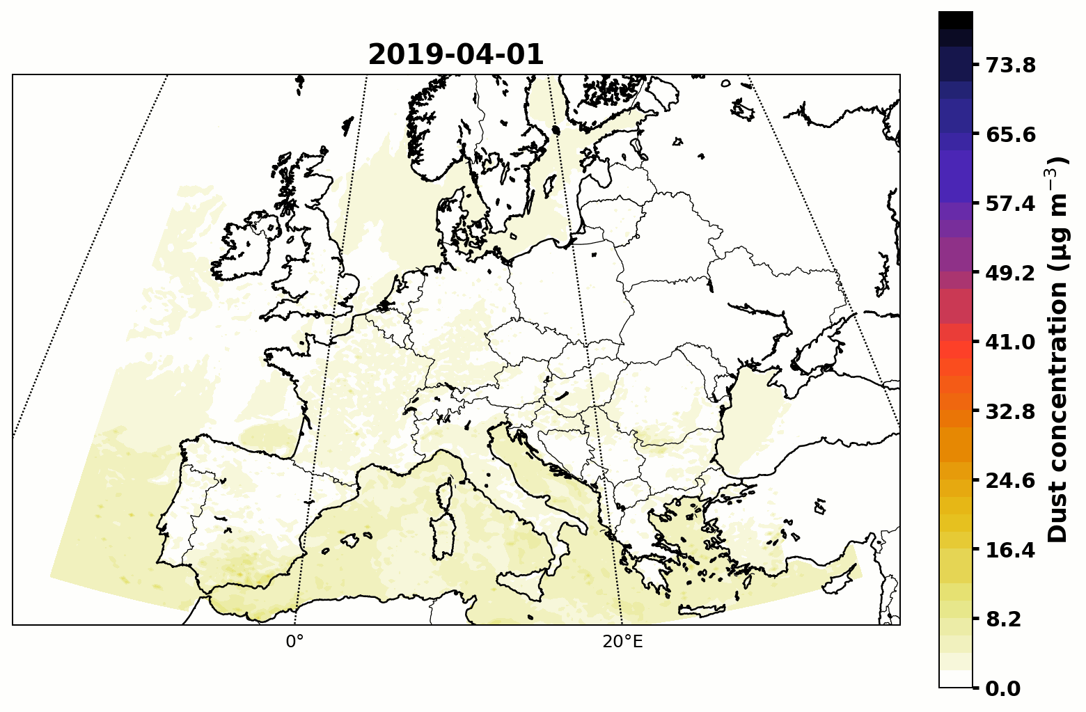 tempeste di sabbia europa