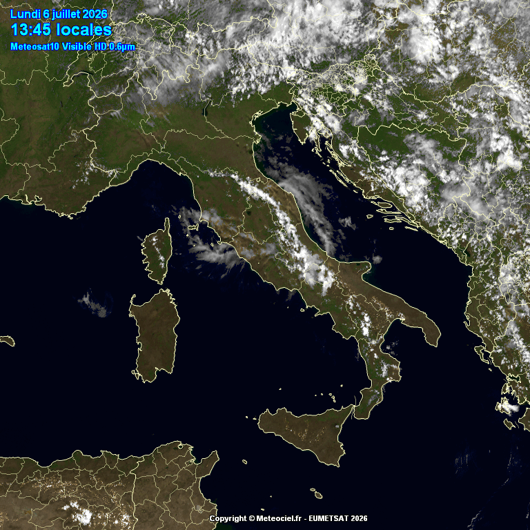 temporali pomeridiani 6 luglio