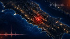 terremoto notte centro sud italia