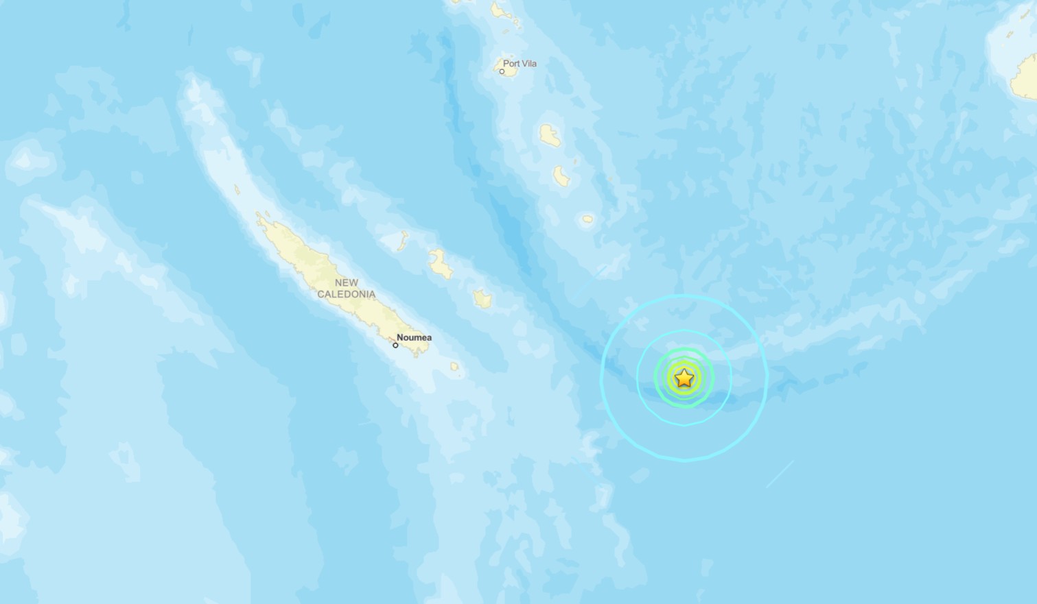 terremoto nuova caledonia