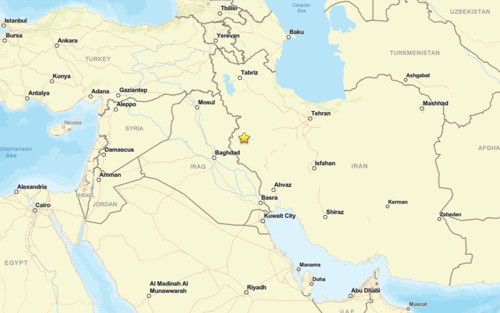 terremoto oggi iran
