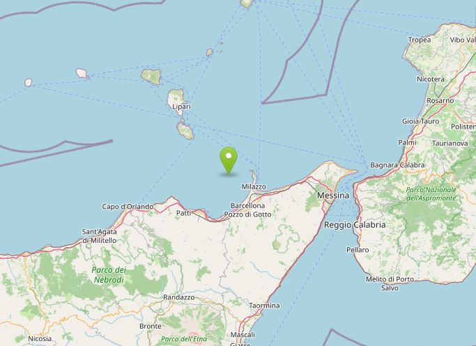terremoto oggi milazzo messina sicilia