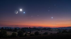 venere regolo luna