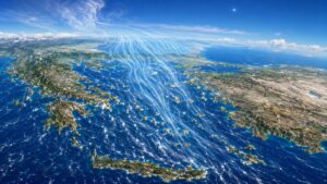 vento meltemi grecia