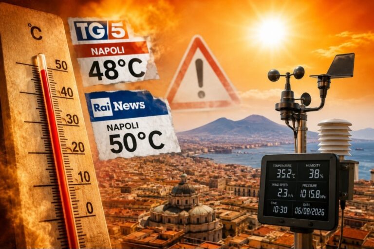48 gradi Napoli fake news