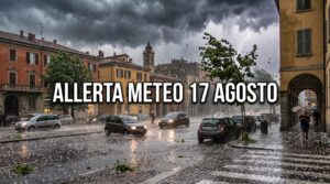 Allerta meteo aeronautica militare domani lunedì 17 agosto 2026