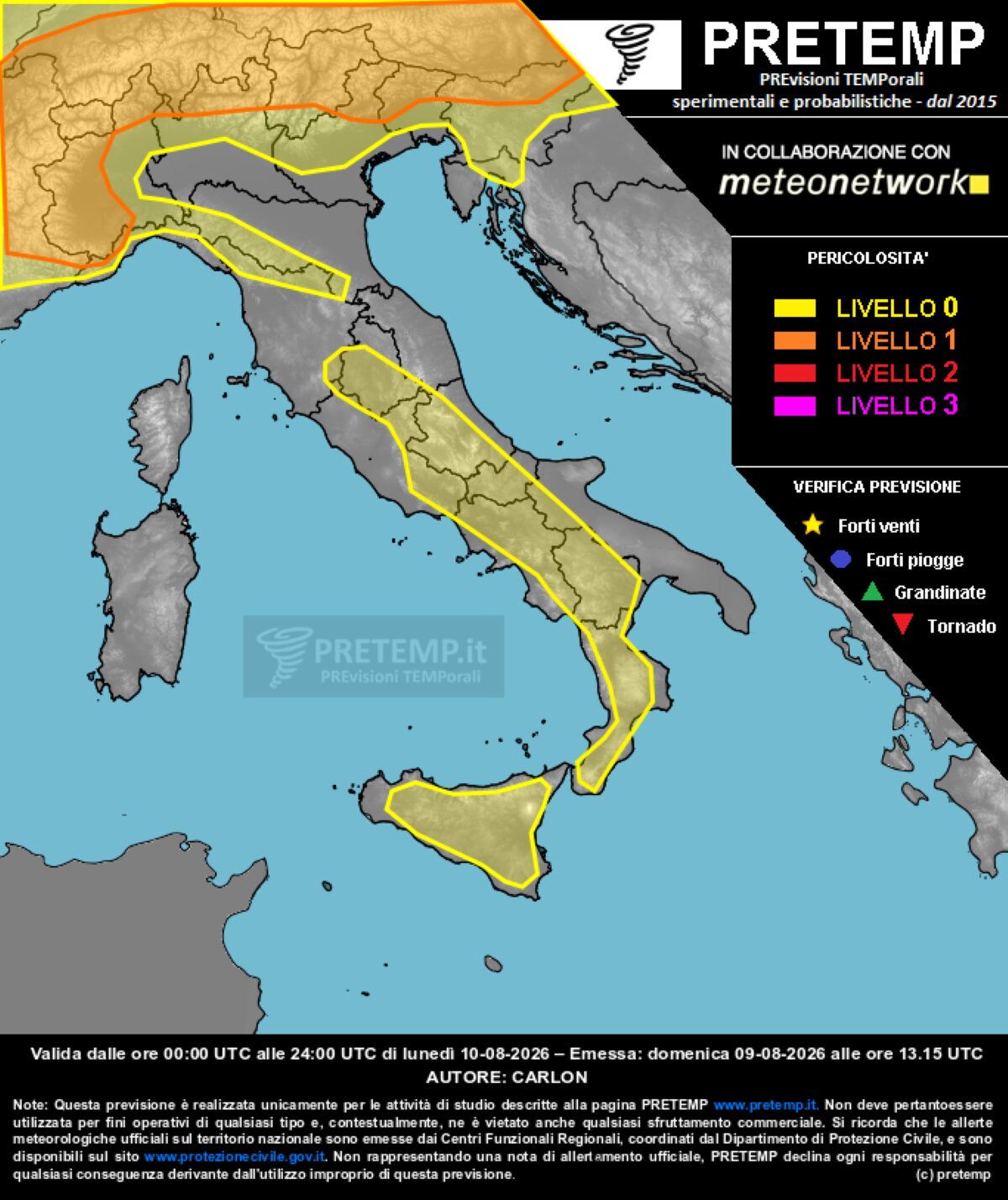 Allerta meteo