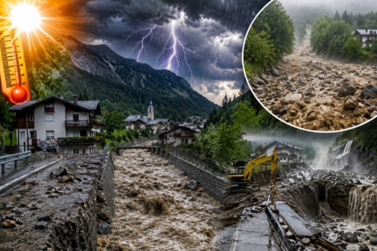 Alluvione lampo Valle d'Aosta