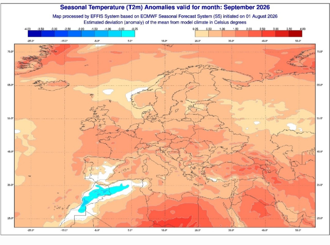 Anomalie di temperatura settembre 2026