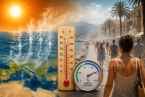 Caldo e afa sulle coste